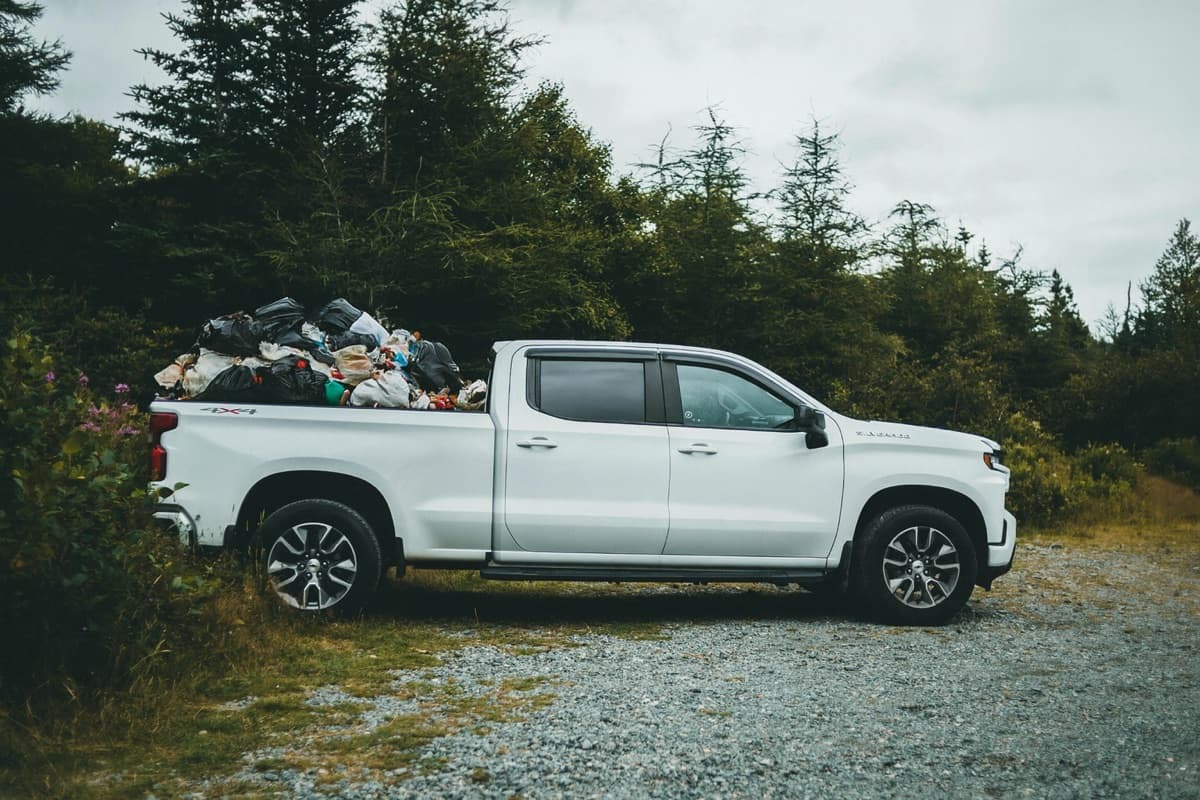 Professional debris & junk removal service in Radford, Blacksburg, and Christiansburg Virginia by Meadows Exteriors